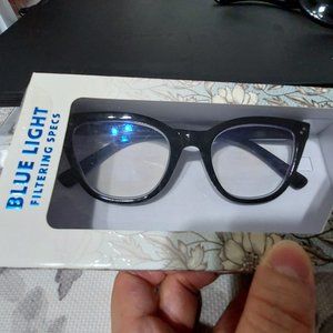 E-Specs Blue Light Filtering Specs Readers Black +2.00
